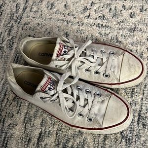 White Low Top Converse